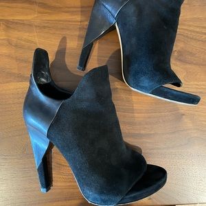 Alexander Wang Suede and Leather Heeled Boots.  Authentic, Size 37
